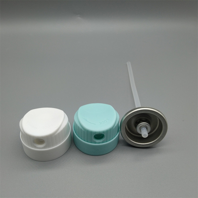 주문 Durable One Inch Sunscreen Mist Valve with Anti-Clog Nozzle and Customizable Actuator for Fine Mist Output 온라인 제조