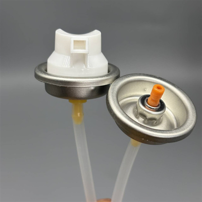 주문 Integrated Brush Aerosol Valve for Car Seat and Fabric Cleaner Aerosol Tin Cans 온라인 제조