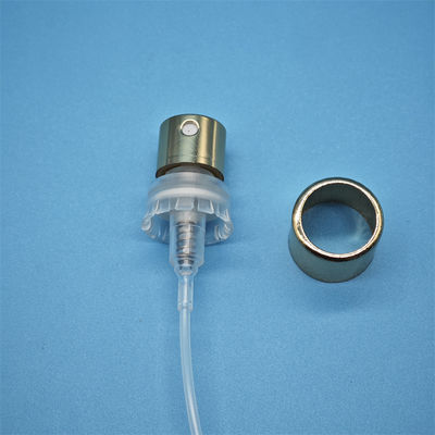 주문 0.1ml/t 15mm 16.3mm 실버 알루미늄 화장품 크림프 스프레이 미세 분무 향수 스프레이 펌프 온라인 제조