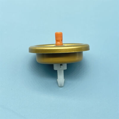 주문 에어로졸 헤어 무스 반전 알루미늄 밸브 화장품 스프레이 캡과 호환 가능 온라인 제조