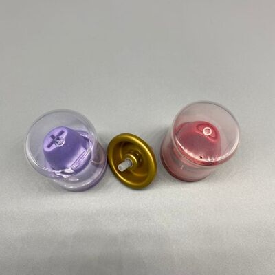 주문 화장용 거품 살포 포장을 위한 거꾸로 된 연무질 머리 무스 알루미늄 벨브 온라인 제조