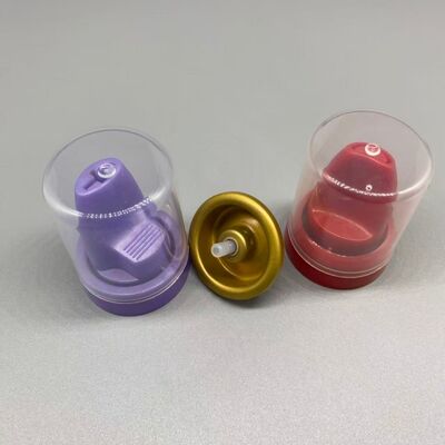 주문 알루미늄 헤어 무스 밸브 360도 분배 및 전문 스타일링을위한 바그 온 밸브 호환성 온라인 제조