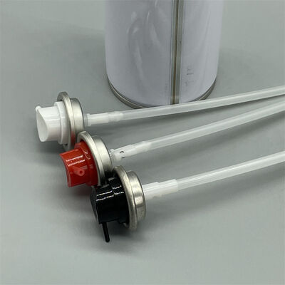 주문 360도 스프레이 기술과 안정적인 누출 방지 성능으로 에어로솔 캔용의 내구성 있는 전방향 스프레이 밸브 온라인 제조