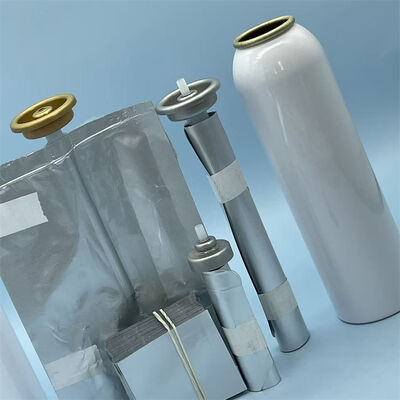 주문 맞춤형 사이즈 에어로졸 백 온 밸브, 화장품 및 가정용 스프레이용 유연한 에어로졸 파우치 온 밸브, 정밀 디스펜싱용 맞춤형 사이즈 에어로졸 백인밸브 온라인 제조
