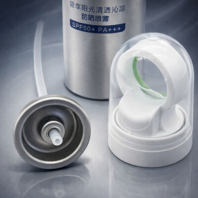 주문 보호용 덮개와 함께 넓은 안개 에어로졸 자외선 차단 밸브 온라인 제조