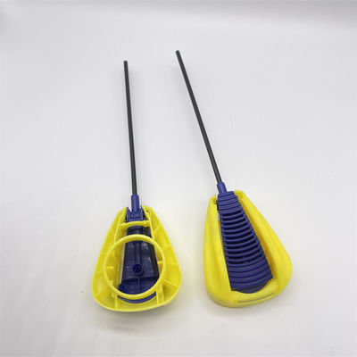 건강기능의 의료용 접이 가능한 노즐 뚜??, 루어 잠금 호환성을 갖춘 진단 장치 및 센서 포트