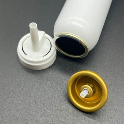 커스터마이징 가능한 오버캡과 액추에이터와 함께 OEM 브랜드용 유니버설 피트 에어로솔 헤어 무스 액세서리