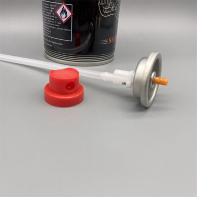 윤활제 에어로졸 틴캔용 액추에이터가 있는 360도 방향 에어로졸 밸브