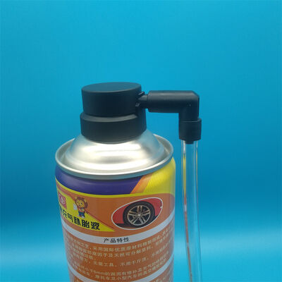 자동차, 자전거 및 오토바이 사용을 위한 소형 타이어 팽창기 에어로졸 밸브