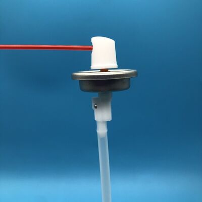 360도 회전 가능한 에어로졸 밸브, 다각 스프레이를 위한 가계용 산업용 스프레이 제품용 유출 방지 설계