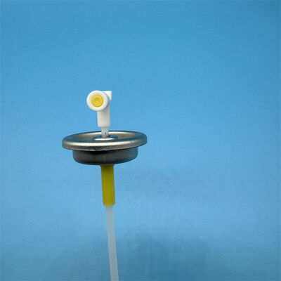 정밀하고 반복 가능한 분사를 위한 1인치 플라스틱 스템 계량 에어로졸 밸브