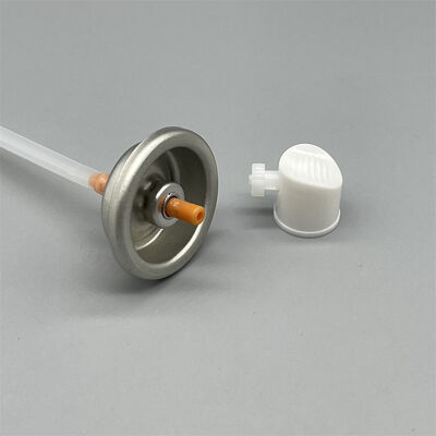 1인치 남성용 에어로졸 페인트 밸브 (메탈릭 그린 스프레이 캔용)