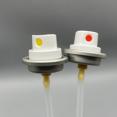 화이트 스프레이 및 컨디셔닝 오일 제품용 헤어 쉴 에어로졸 밸브