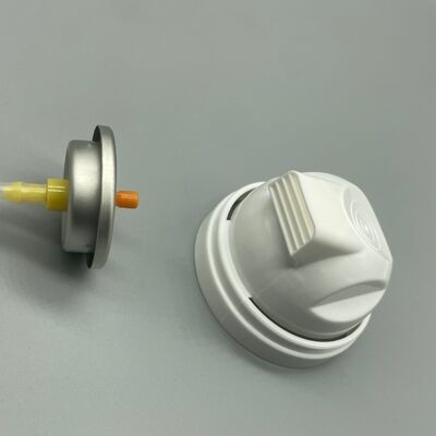 그루밍 및 개인 관리 제품용으로 설계된 에어로졸 면도 폼 밸브