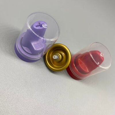 360도 분배 및 가방-백-밸브 호환성을 가진 헤어 머세에 대한 뒤집어진 알루미늄 밸브